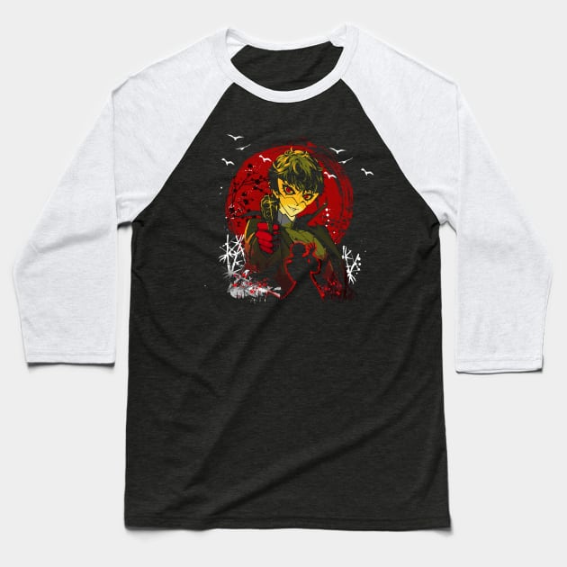 Aegis's Battle Stance Personas 3 Tees for Robot Enthusiasts Baseball T-Shirt by Infinity Painting